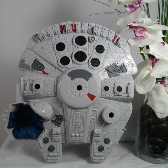 Star Wars Millennium Falcon Toy Ship ** AS/IS MISSING PIECES -SEE PICS* - Picture 2 of 15